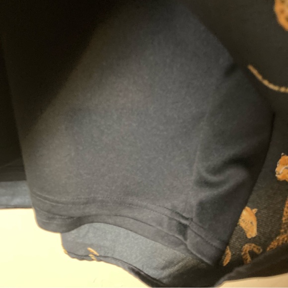 Jodifl Black Pullover Dress with Gold Cheetahs Size Small - Picture 7 of 13